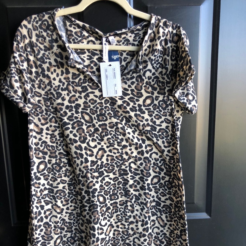 Animal print dress